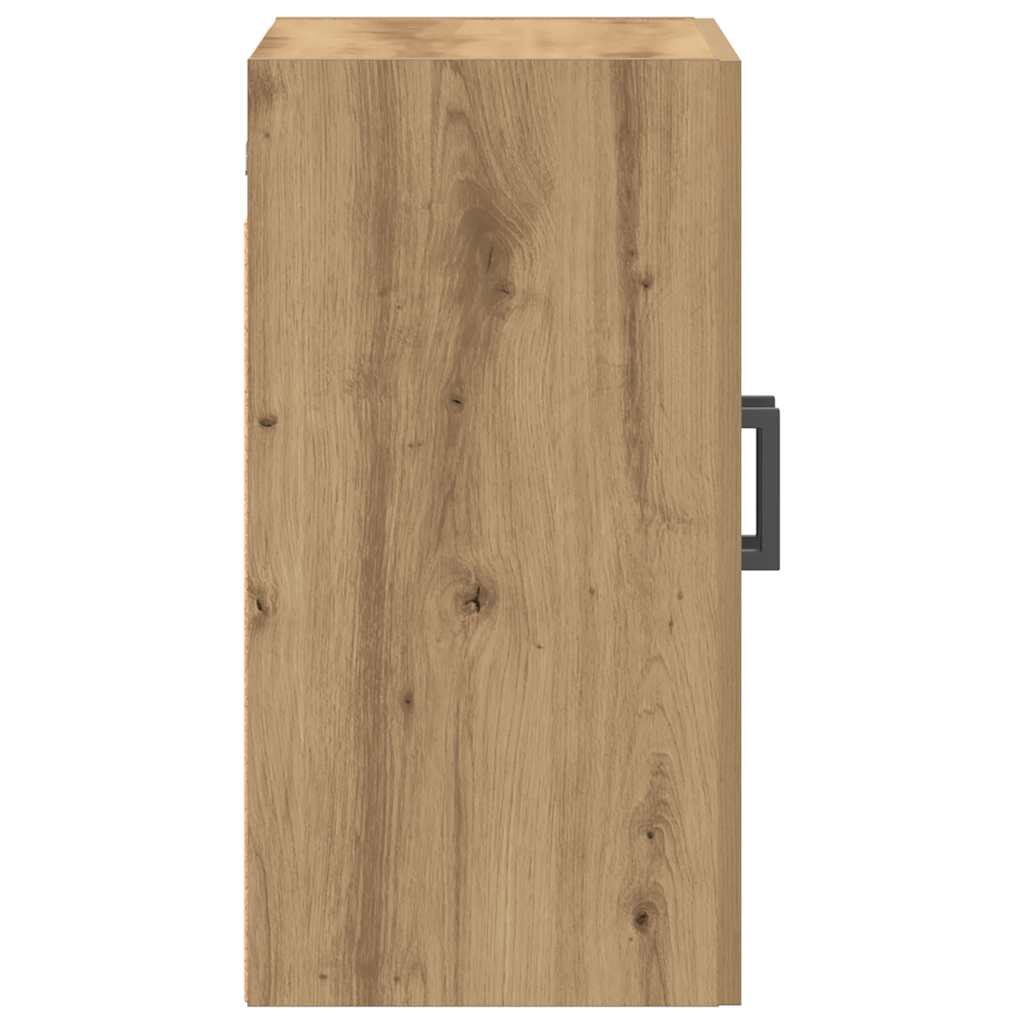 Armoire murale chêne artisanal 60x31x60 cm bois d'ingénierie