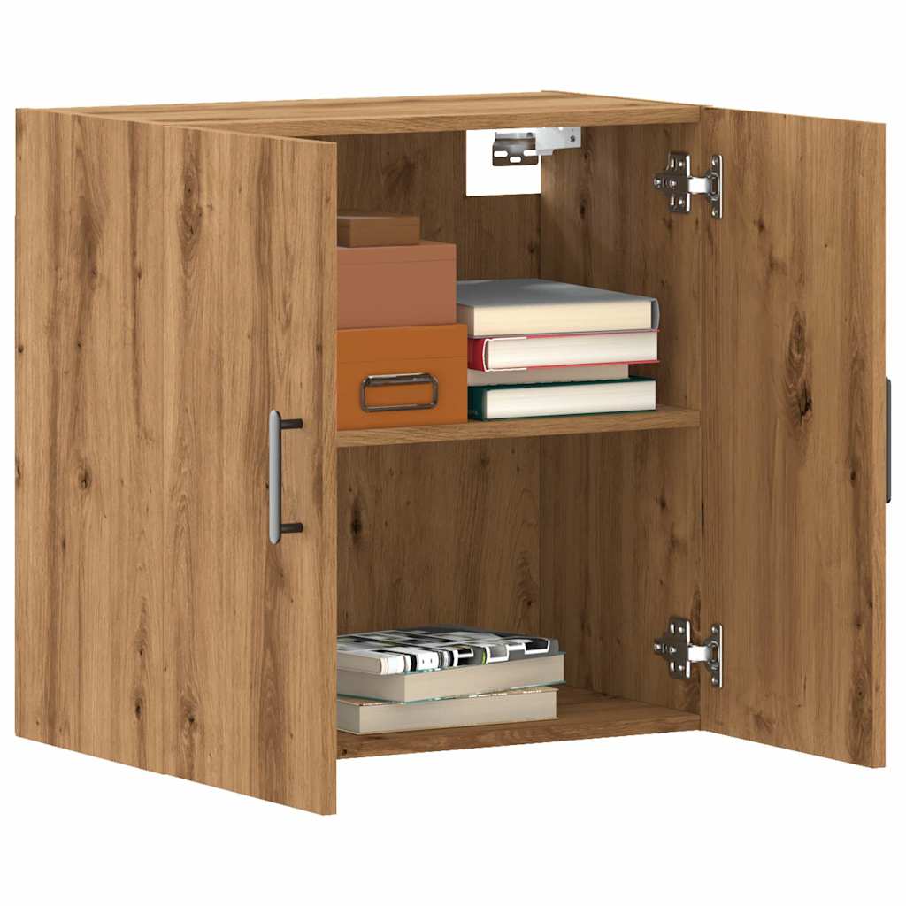 Armoire murale chêne artisanal 60x31x60 cm bois d'ingénierie - XIOS