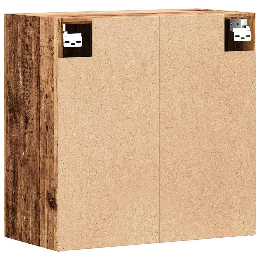 Armoire murale vieux bois 60x31x60 cm bois d'ingénierie - XIOS