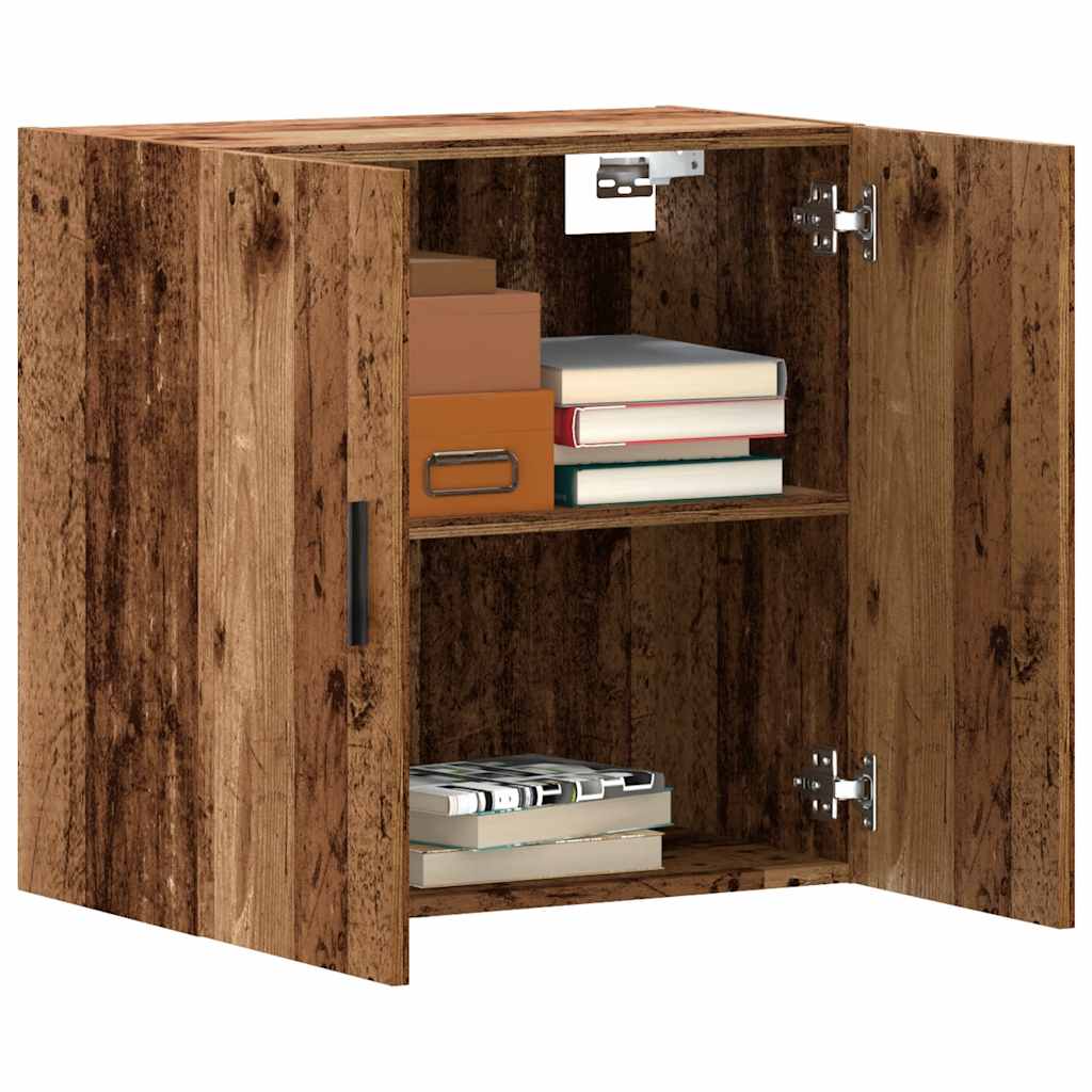 Armoire murale vieux bois 60x31x60 cm bois d'ingénierie - XIOS