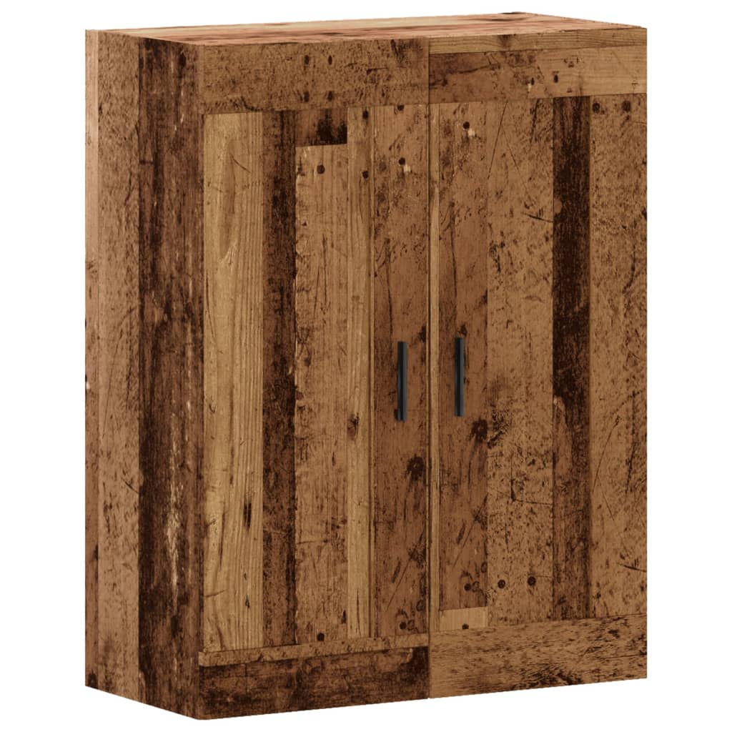 Armoire murale vieux bois 69,5x34x90 cm bois d'ingénierie - XIOS