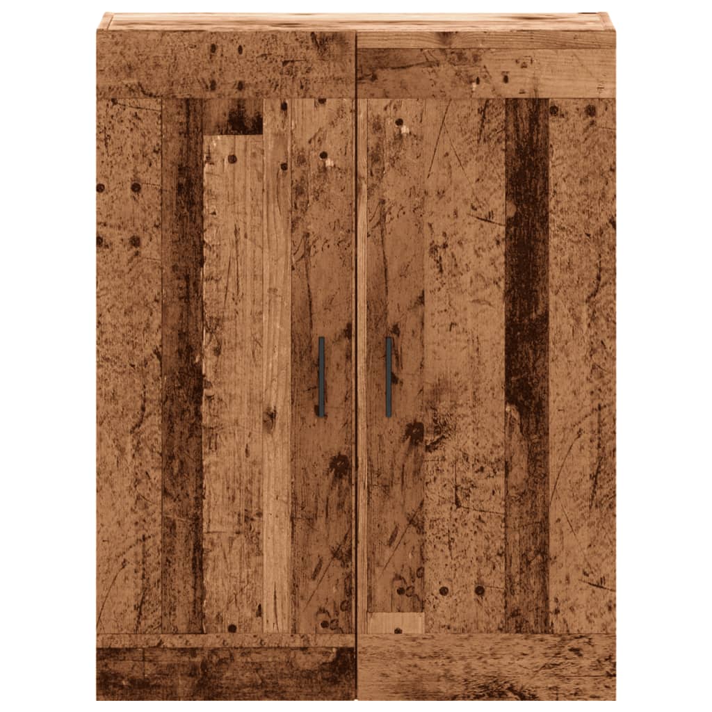 Armoire murale vieux bois 69,5x34x90 cm bois d'ingénierie - XIOS