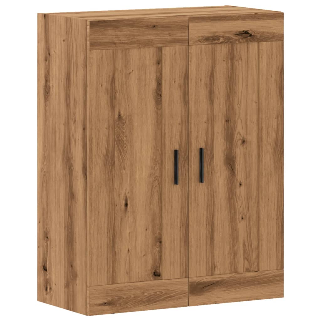 Armoire murale chêne artisanal 69,5x34x90 cm bois d'ingénierie - XIOS