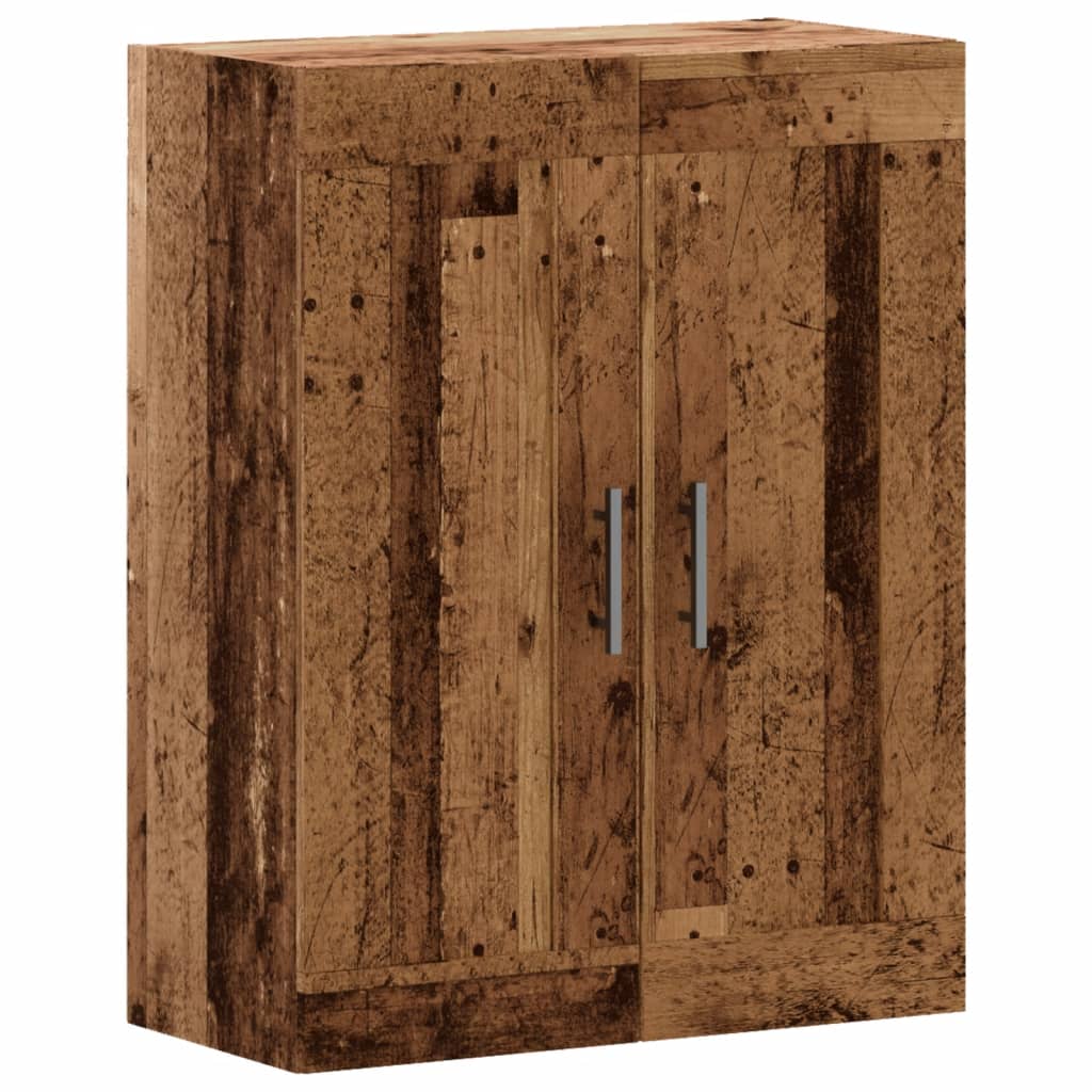 Armoire murale vieux bois 69,5x34x90 cm bois d'ingénierie - XIOS