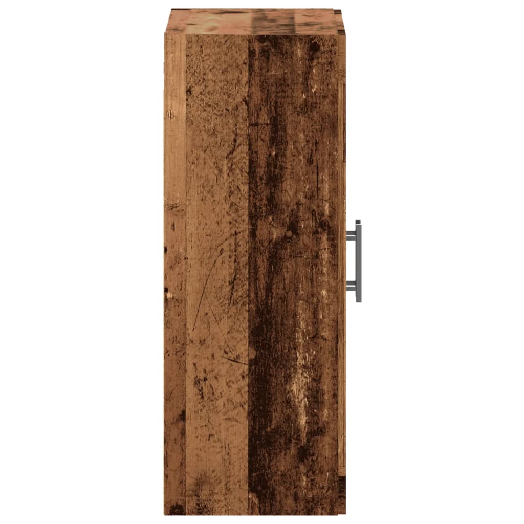 Armoire murale vieux bois 69,5x34x90 cm bois d'ingénierie - XIOS