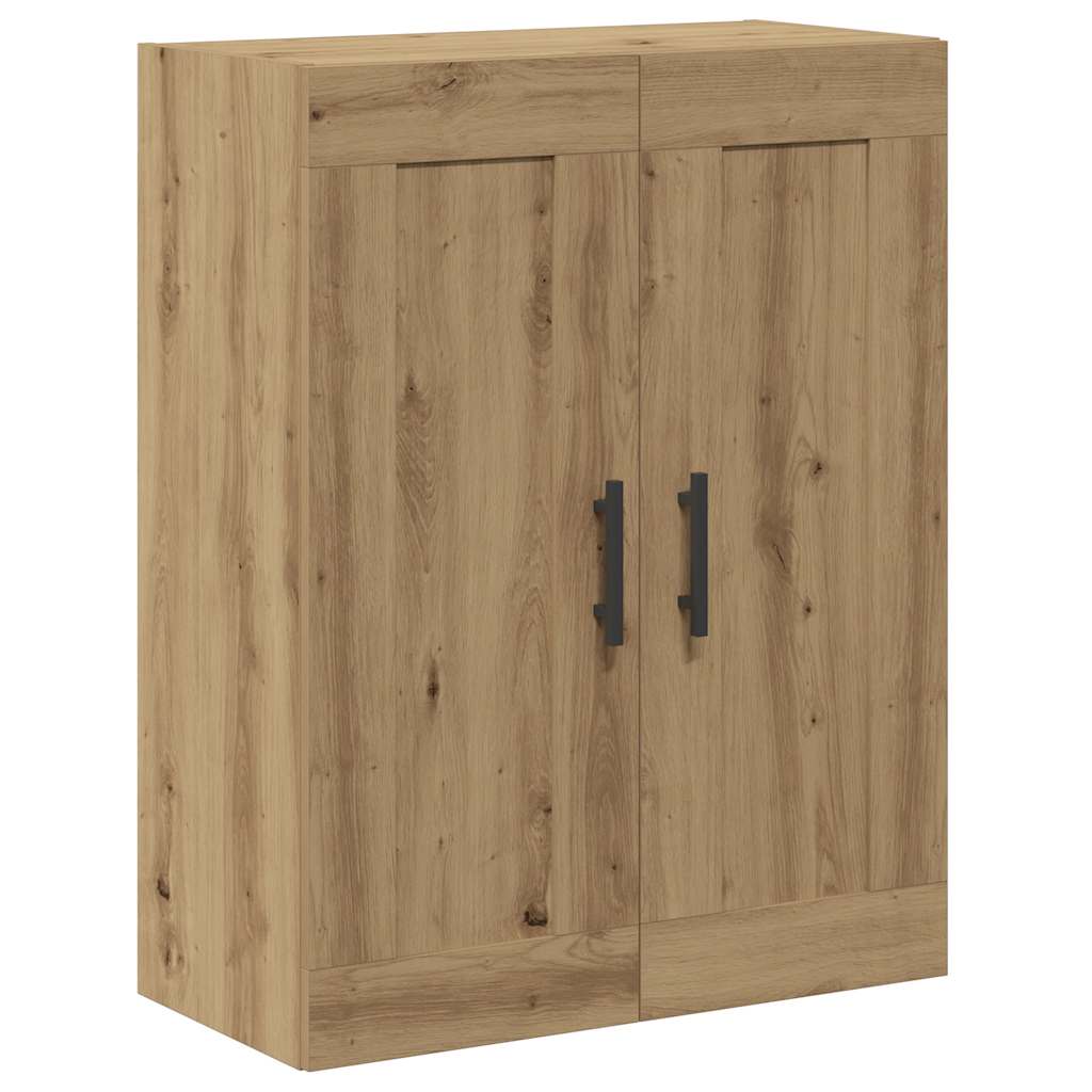 Armoire murale chêne artisanal 69,5x34x90 cm bois d'ingénierie - XIOS