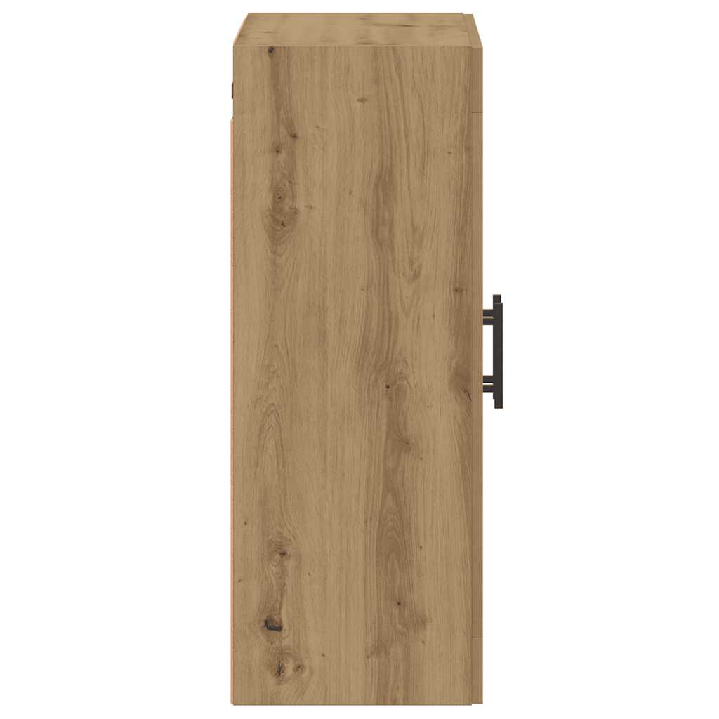 Armoire murale chêne artisanal 69,5x34x90 cm bois d'ingénierie - XIOS