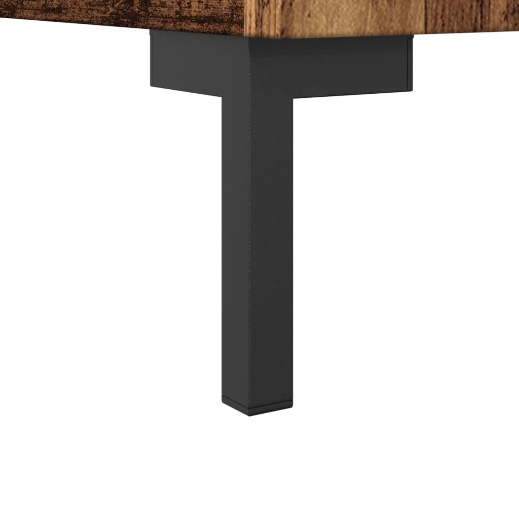 Buffet vieux bois 90x34x80 cm bois d'ingénierie - XIOS