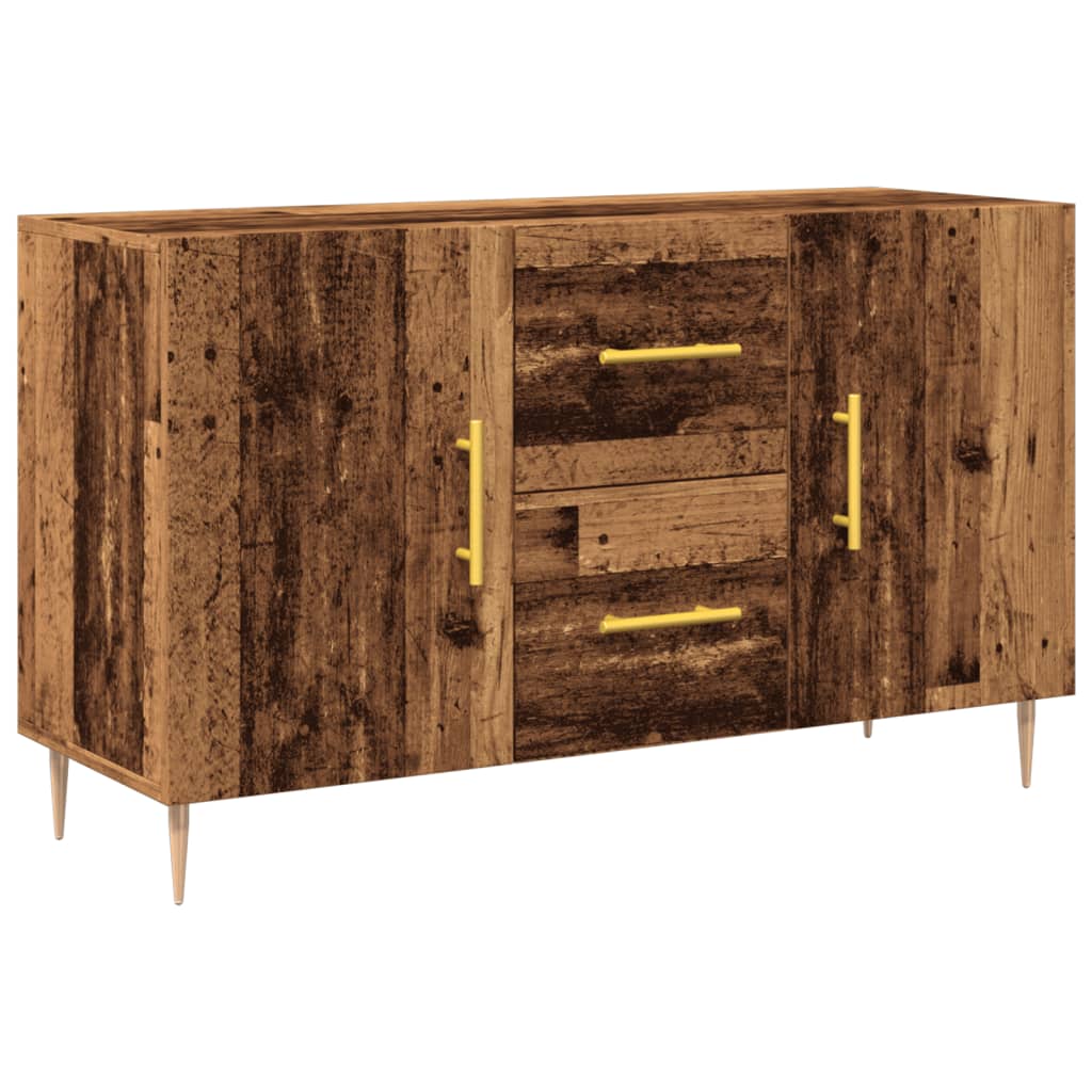 Buffet vieux bois 100x36x60 cm bois d'ingénierie - XIOS