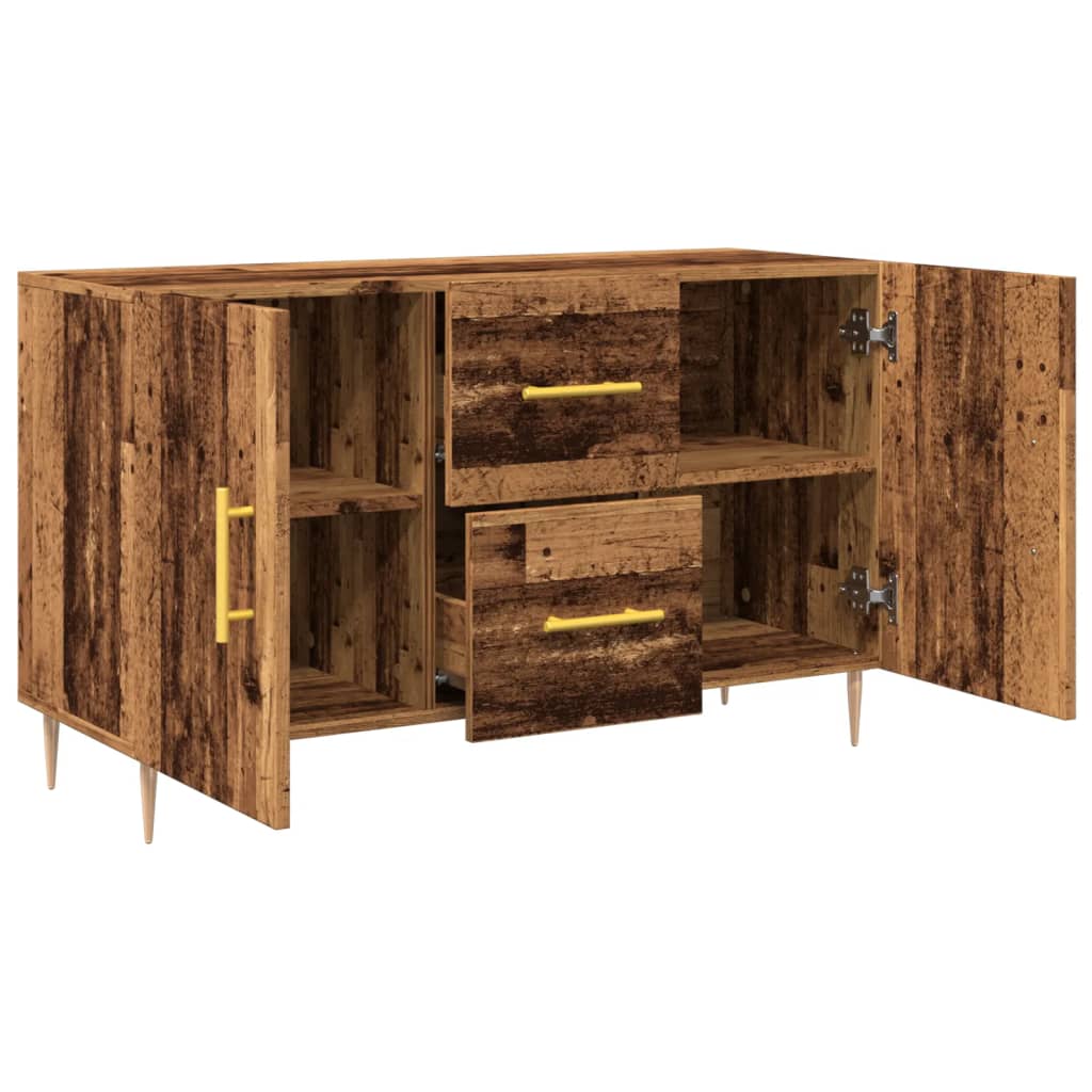 Buffet vieux bois 100x36x60 cm bois d'ingénierie - XIOS