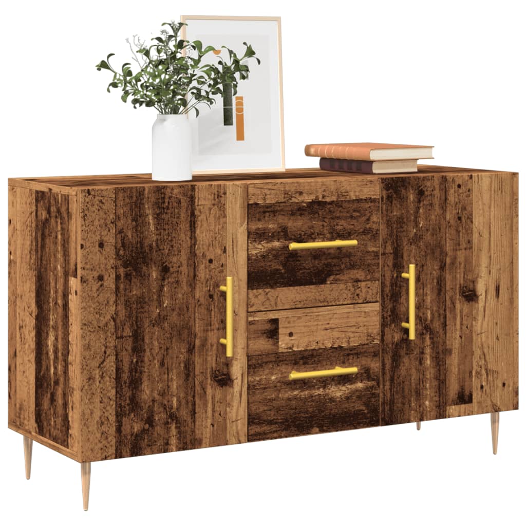 Buffet vieux bois 100x36x60 cm bois d'ingénierie - XIOS