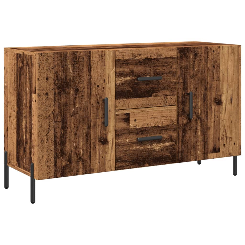 Buffet vieux bois 100x36x60 cm bois d'ingénierie - XIOS