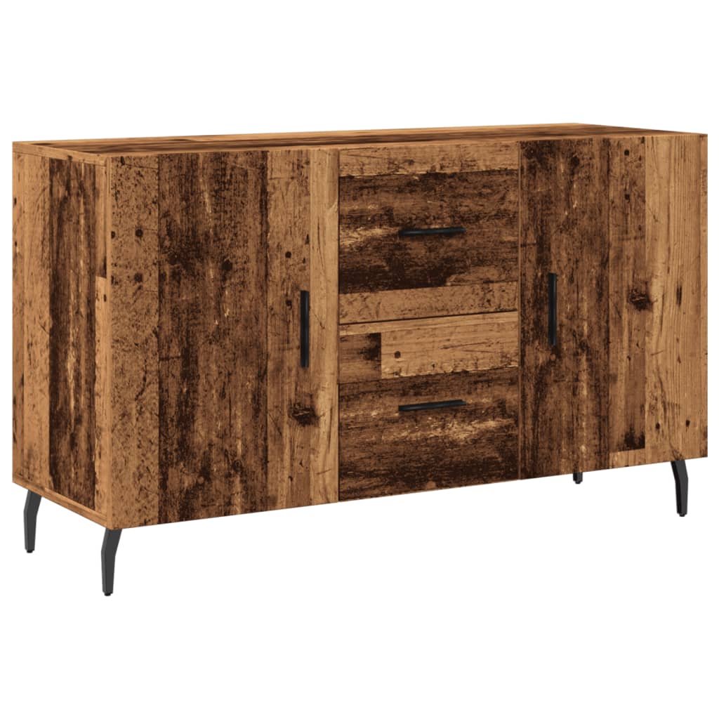 Buffet vieux bois 100x36x60 cm bois d'ingénierie - XIOS