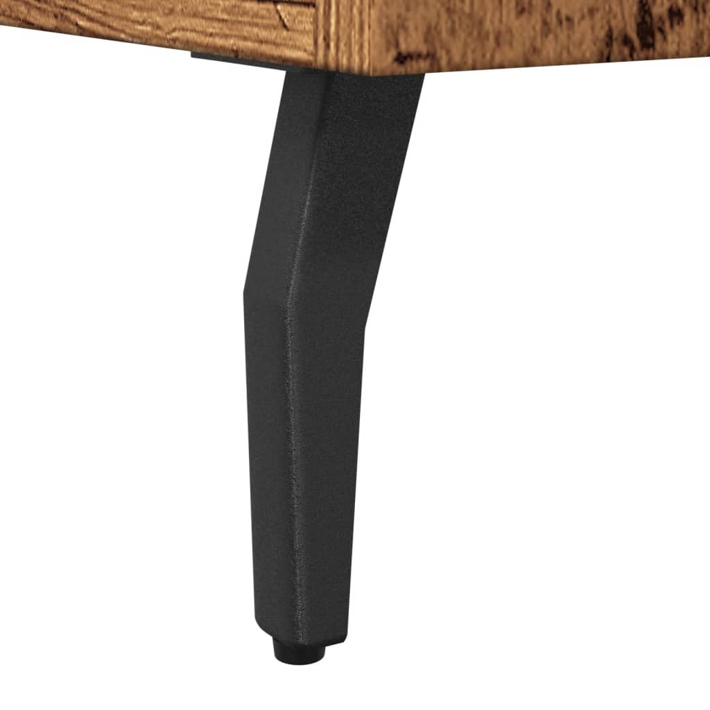 Buffet vieux bois 100x36x60 cm bois d'ingénierie - XIOS