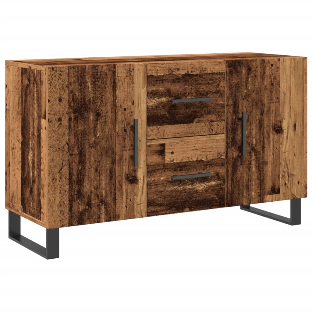 Buffet vieux bois 100x36x60 cm bois d'ingénierie - XIOS