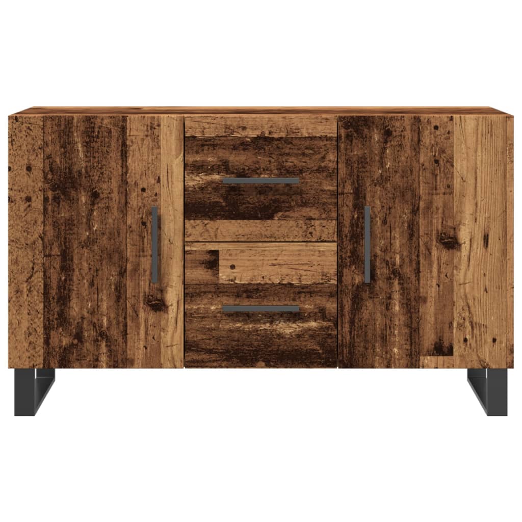Buffet vieux bois 100x36x60 cm bois d'ingénierie - XIOS