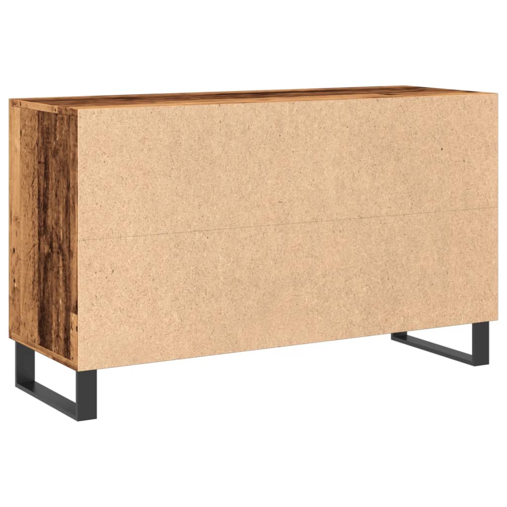 Buffet vieux bois 100x36x60 cm bois d'ingénierie - XIOS