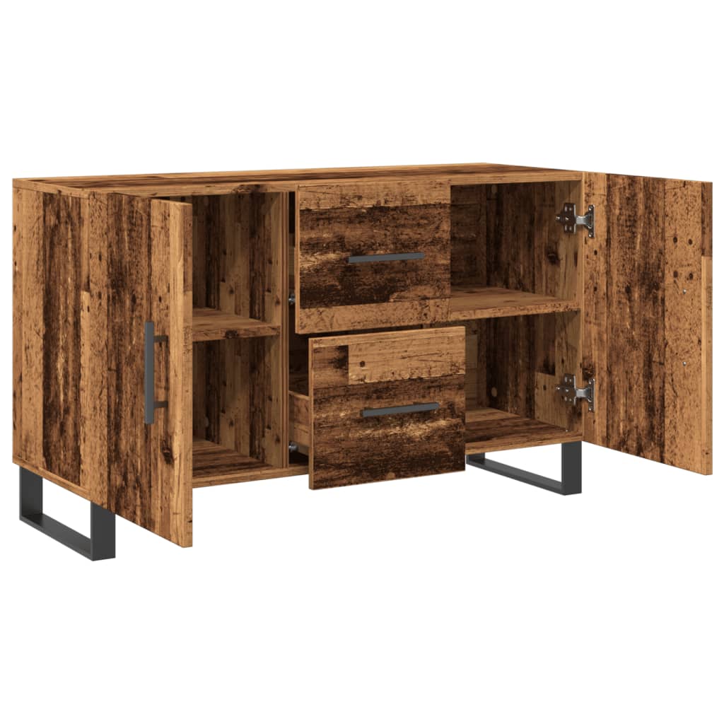 Buffet vieux bois 100x36x60 cm bois d'ingénierie - XIOS