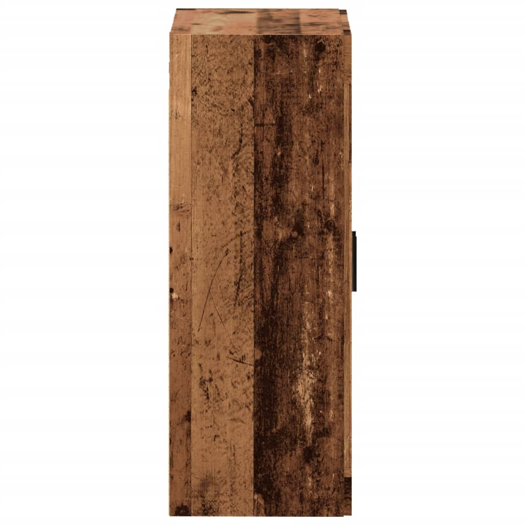 Armoire murale vieux bois 69,5x34x90 cm - XIOS
