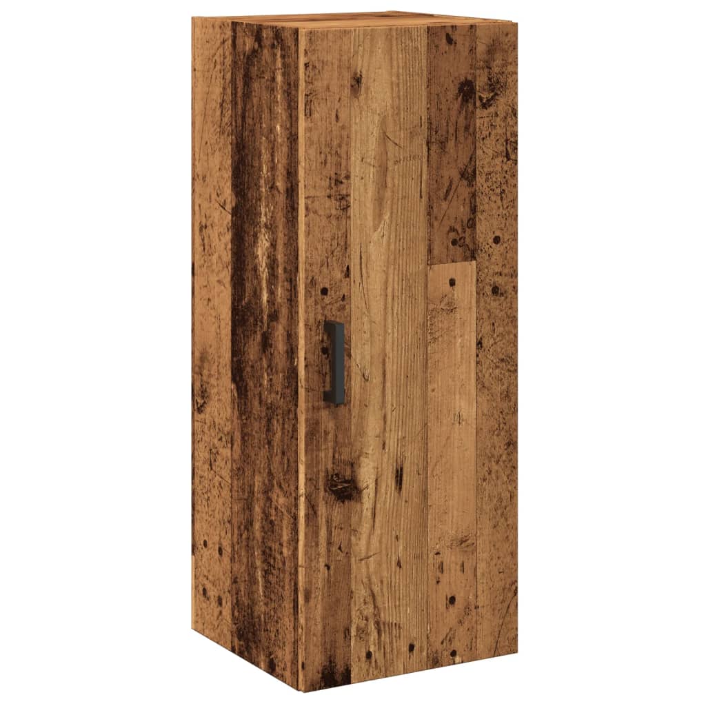 Armoire murale vieux bois 34,5x34x90 cm bois d'ingénierie - XIOS