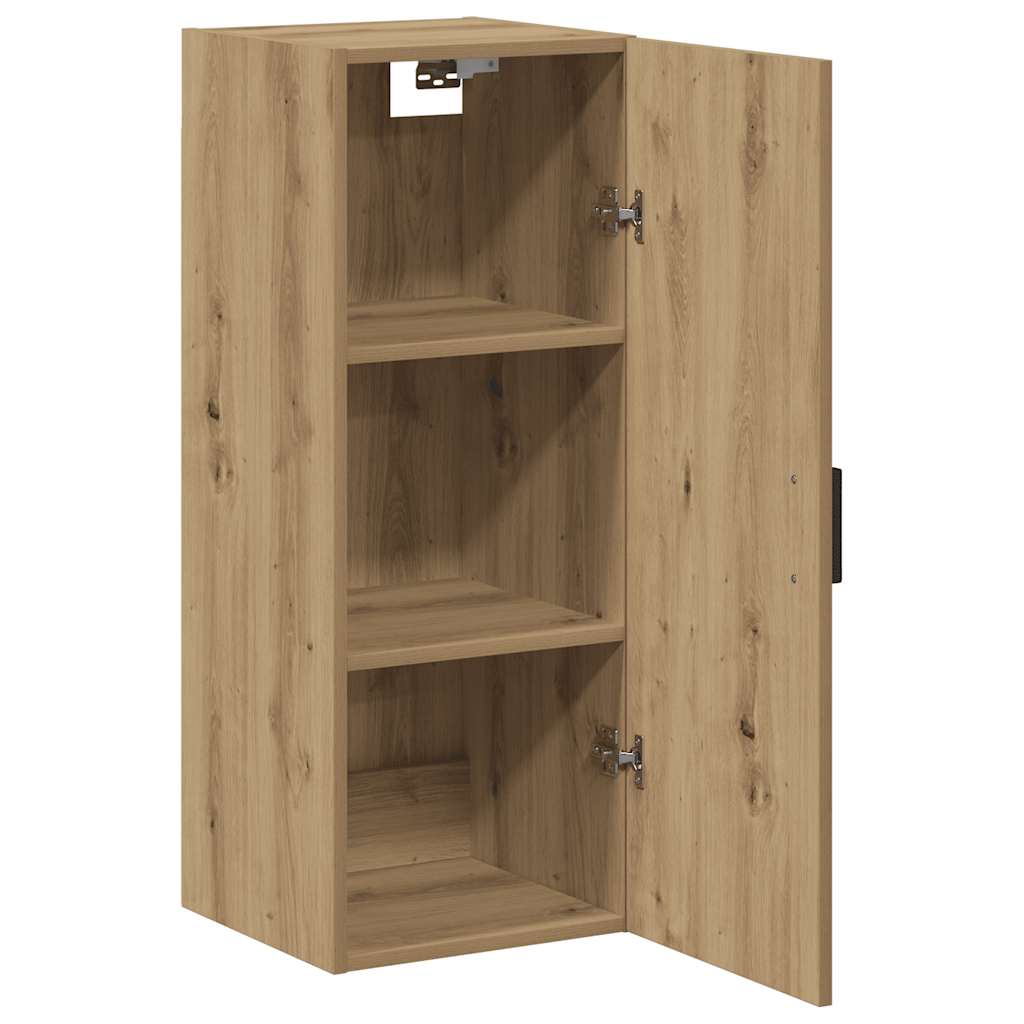 Armoire murale chêne artisanal 34,5x34x90 cm bois d'ingénierie - XIOS
