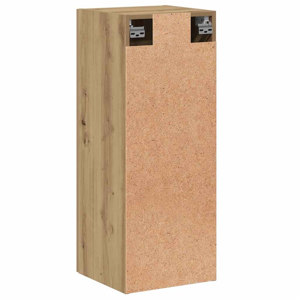Armoire murale chêne artisanal 34,5x34x90 cm bois d'ingénierie - XIOS