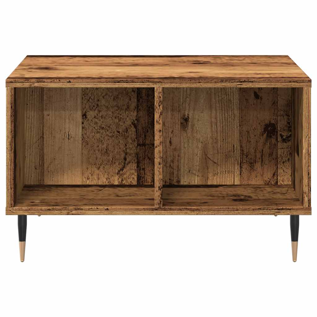 Table basse vieux bois 60x50x36,5 cm bois d'ingénierie - XIOS