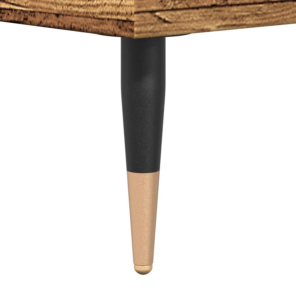 Table basse vieux bois 60x50x36,5 cm bois d'ingénierie - XIOS