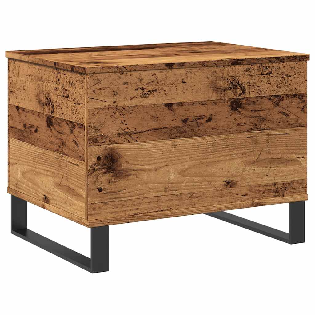 Table basse vieux bois 60x44,5x45 cm bois d'ingénierie - XIOS