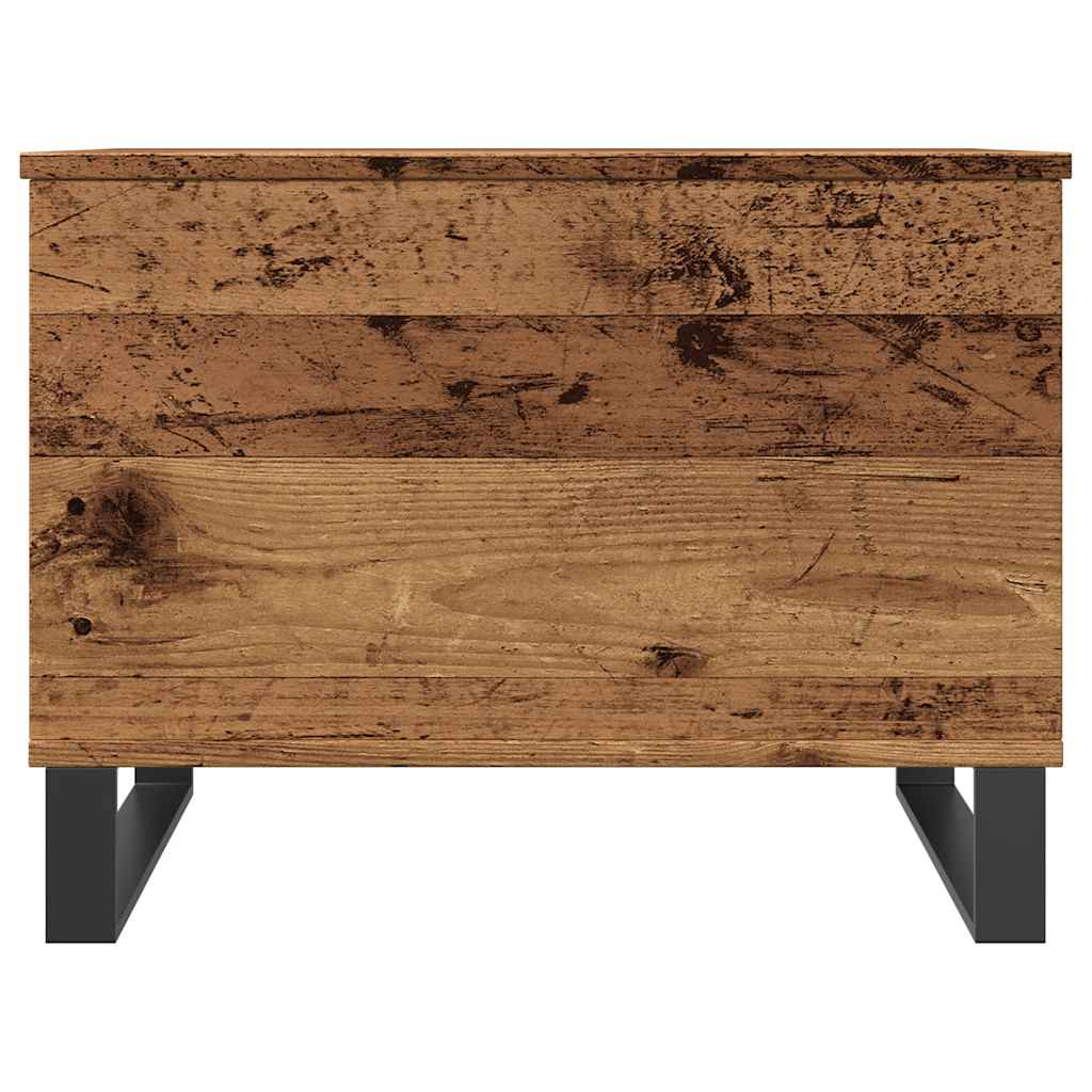 Table basse vieux bois 60x44,5x45 cm bois d'ingénierie - XIOS