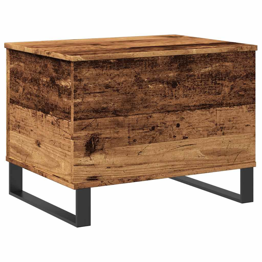 Table basse vieux bois 60x44,5x45 cm bois d'ingénierie - XIOS