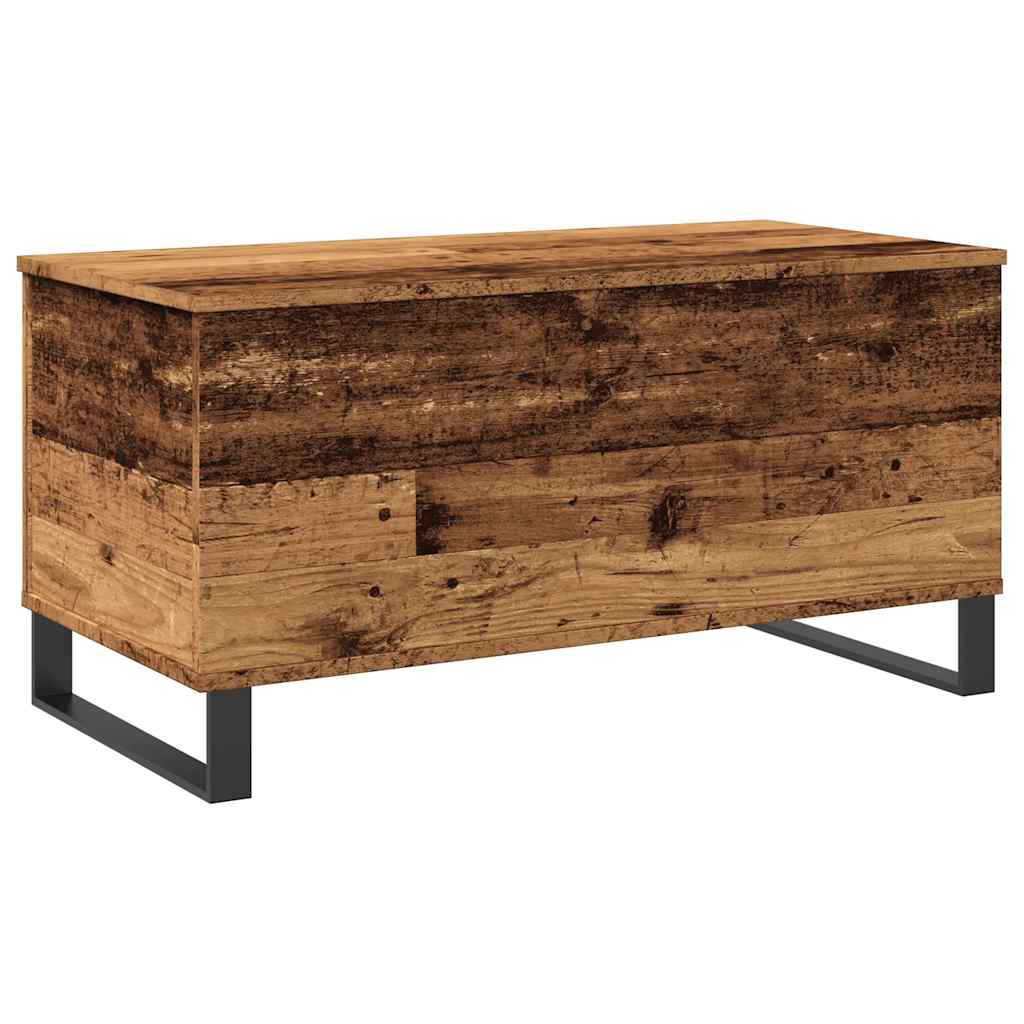 Table basse vieux bois 90x44,5x45 cm bois d'ingénierie - XIOS