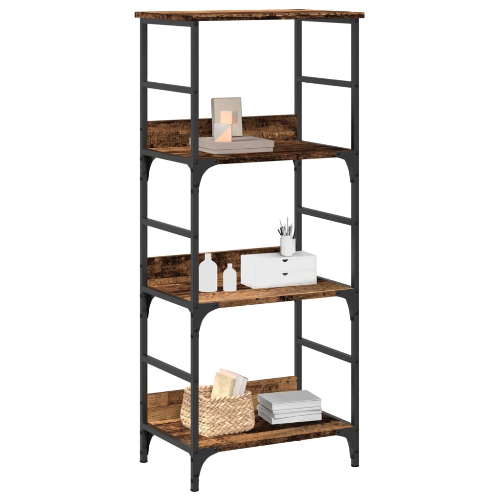 Bibliothèque vieux bois 50x33x117,5 cm bois d'ingénierie - XIOS