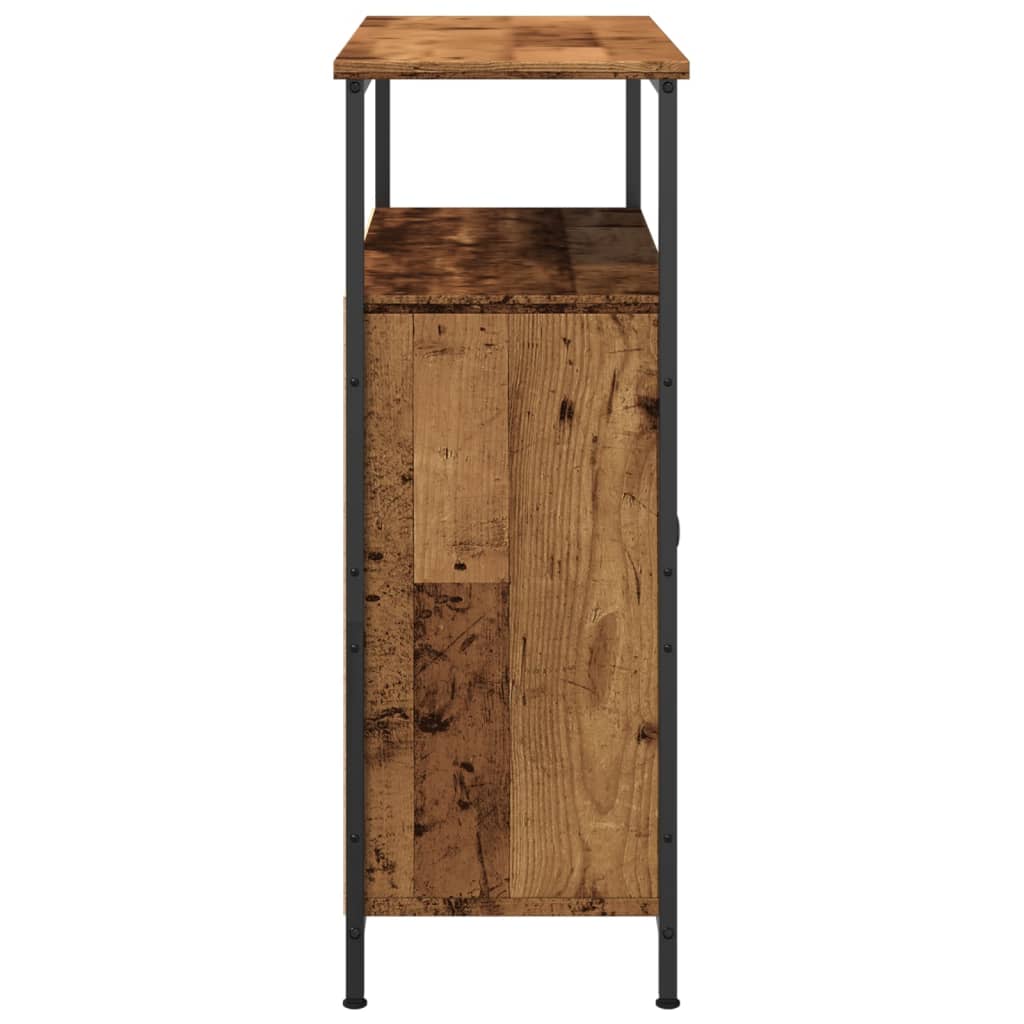 Buffet vieux bois 70x30x80 cm bois d'ingénierie - XIOS
