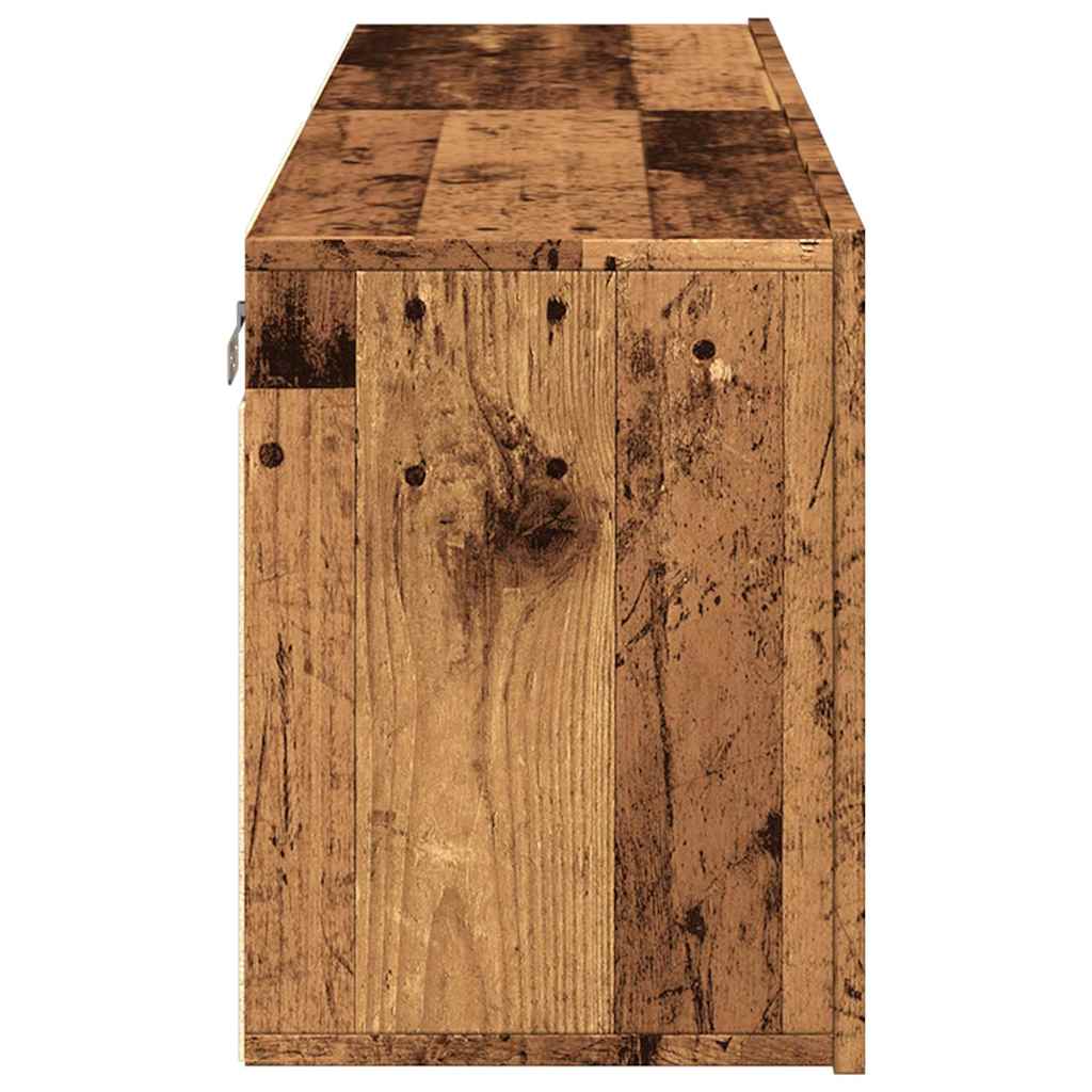 Meubles TV muraux 2 pcs vieux bois 60x30x41 cm - XIOS