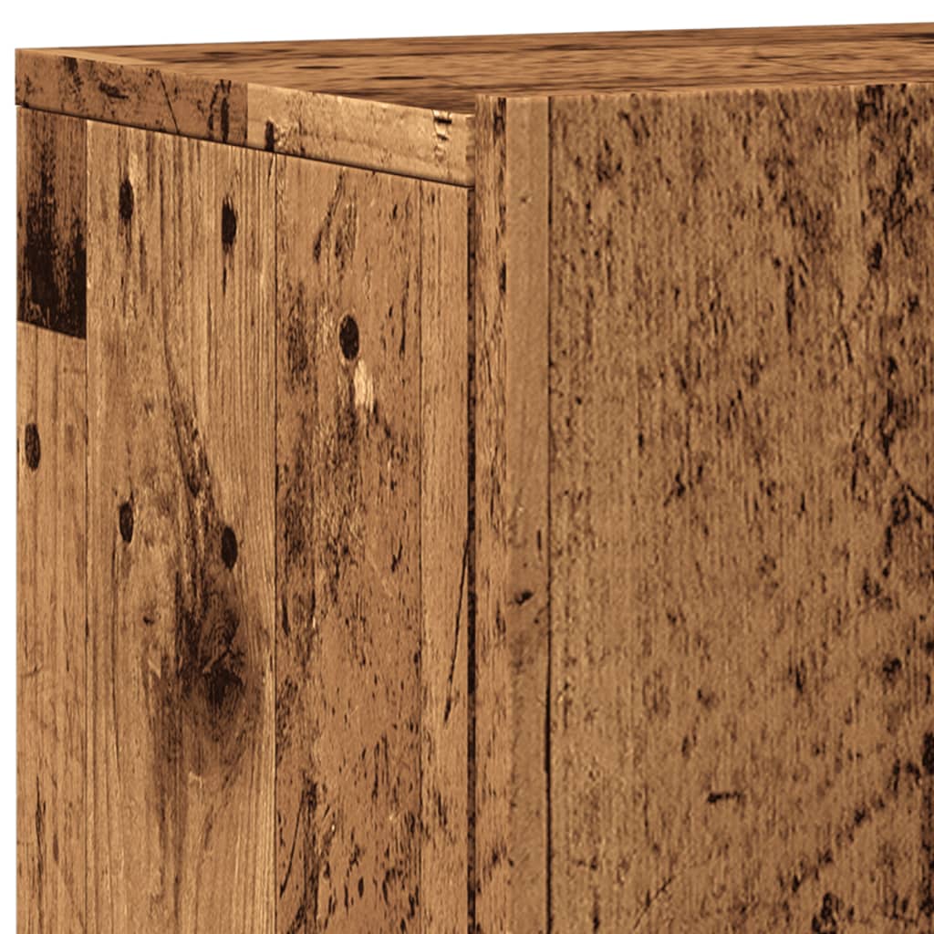 Meubles TV muraux 2 pcs vieux bois 80x30x41 cm - XIOS