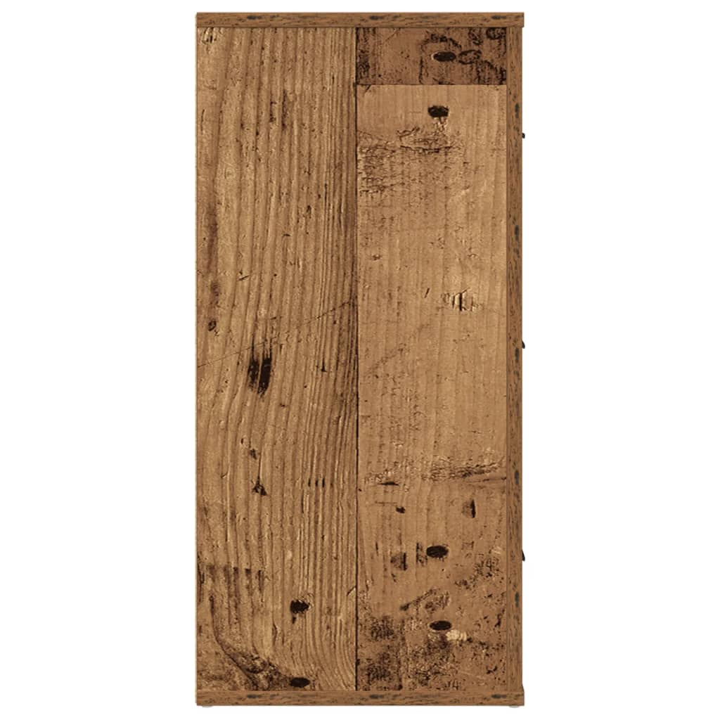 Buffet vieux bois 80x33x70 cm bois d'ingénierie - XIOS