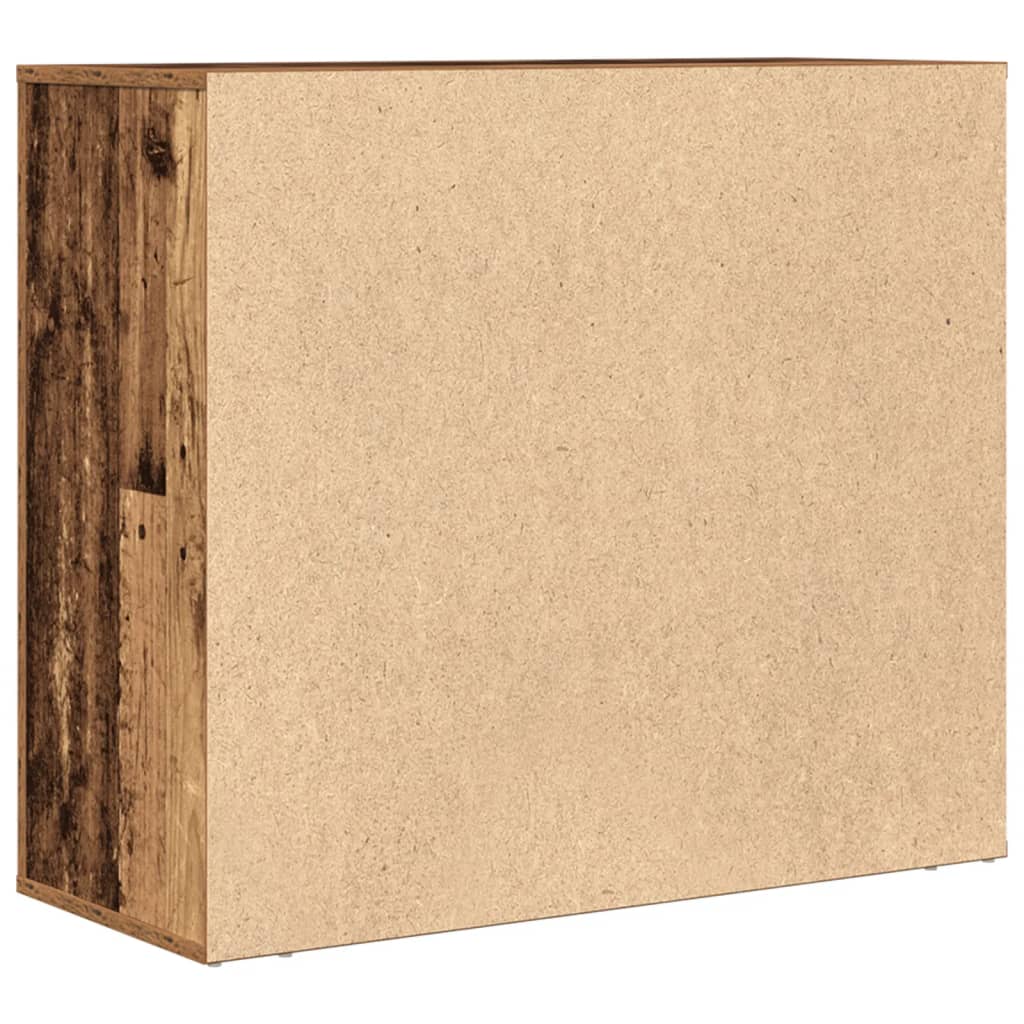 Buffet vieux bois 80x33x70 cm bois d'ingénierie - XIOS