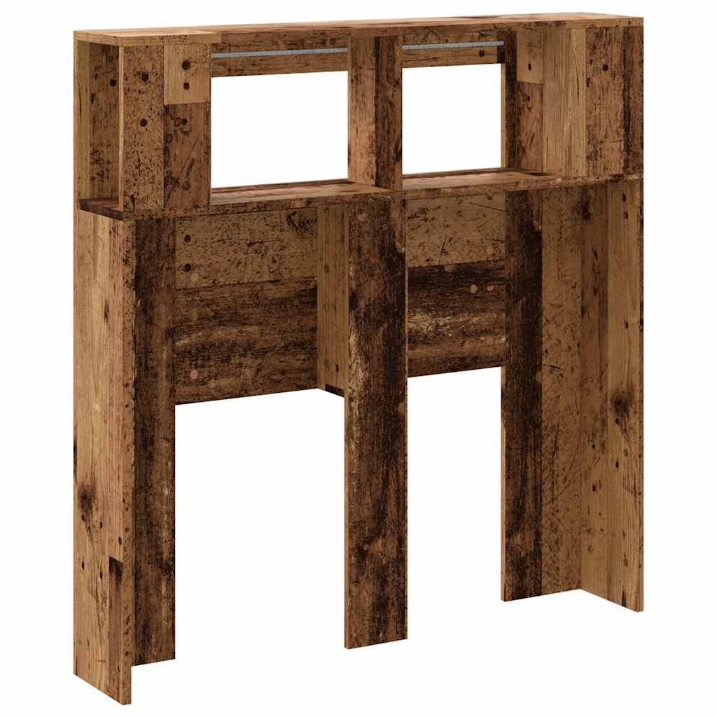 Tête de lit à LED vieux bois 100x18,5x103,5cm bois d'ingénierie - XIOS