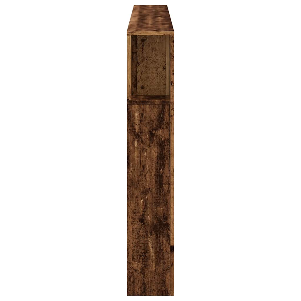 Tête de lit à LED vieux bois 180x18,5x103,5cm bois d'ingénierie - XIOS