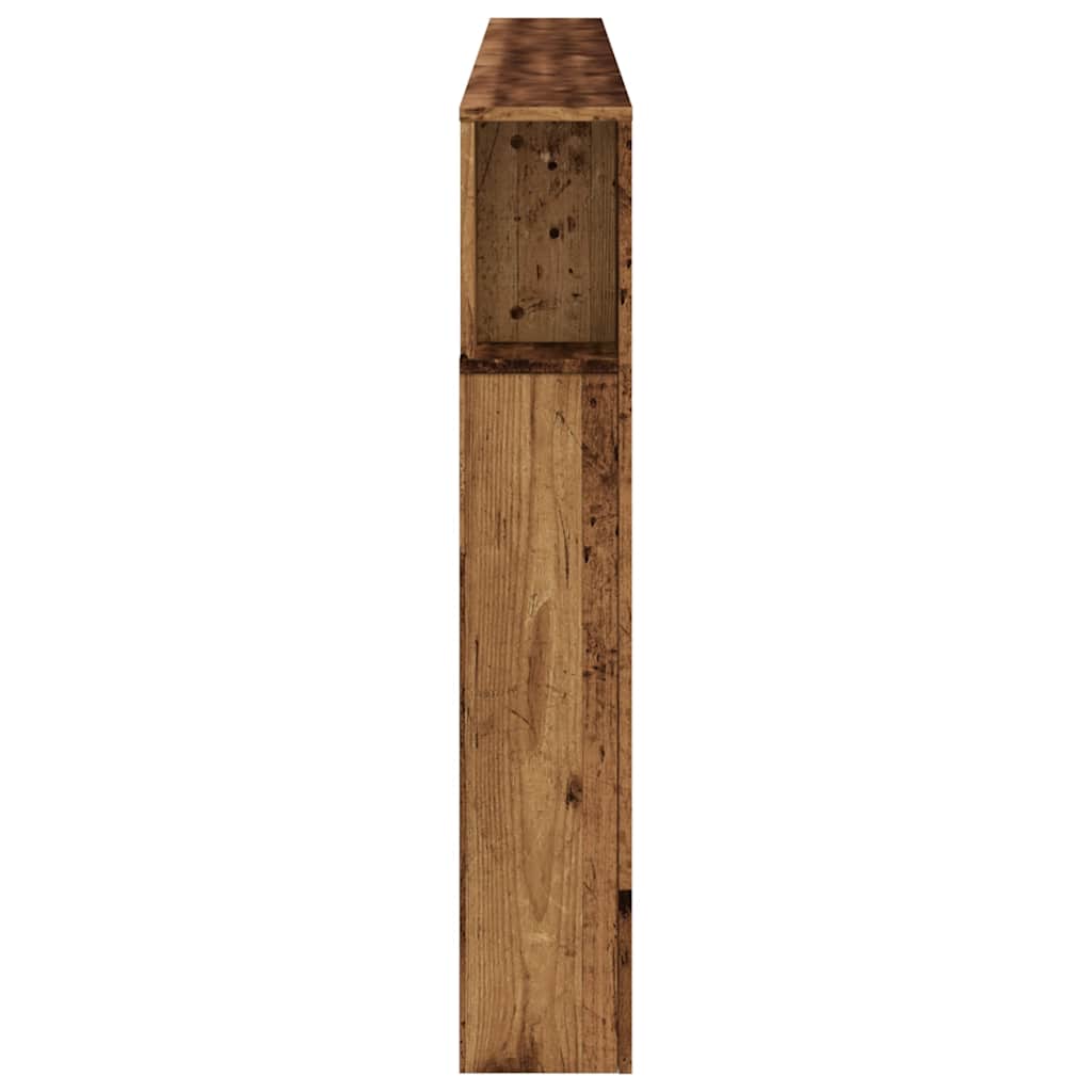 Tête de lit à LED vieux bois 220x18,5x103,5cm bois d'ingénierie - XIOS
