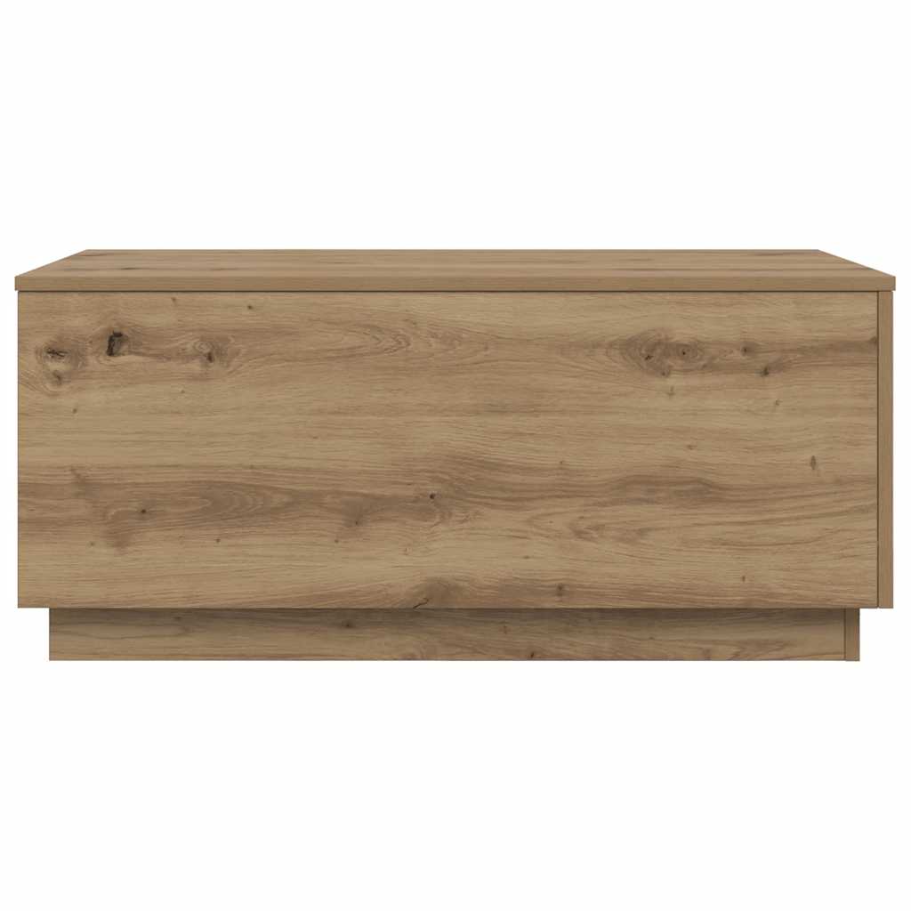 Table basse avec lumières LED chêne artisanal 90x50x40 cm - XIOS