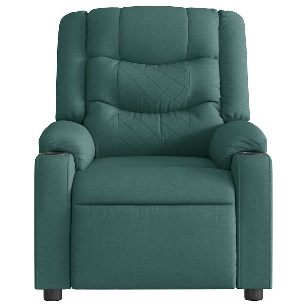 Fauteuil inclinable Vert foncé Tissu - XIOS