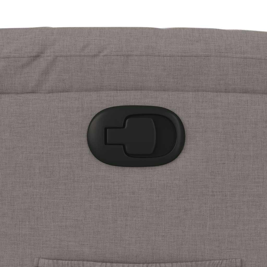 Fauteuil inclinable Taupe Tissu - XIOS