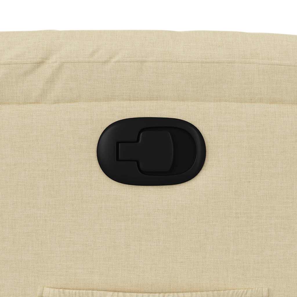 Fauteuil inclinable Crème Tissu - XIOS