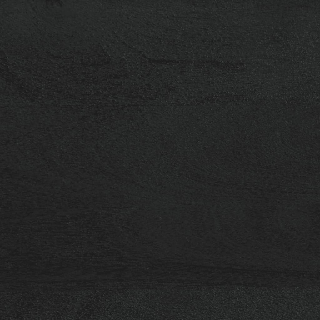 Tables de chevet 2 pcs noir 40x33x46 cm bois de manguier solide - XIOS