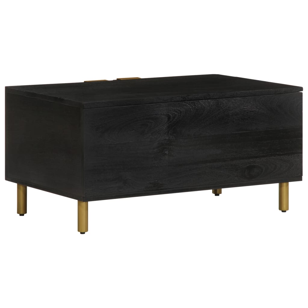 Table basse Noir 80x50x40 cm Bois d'ingénierie - XIOS