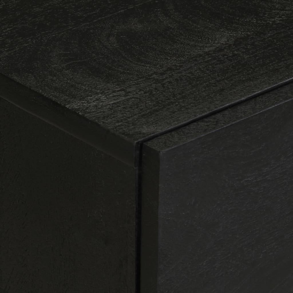 Table de chevet noir 50x33x62 cm bois d'ingénierie - XIOS