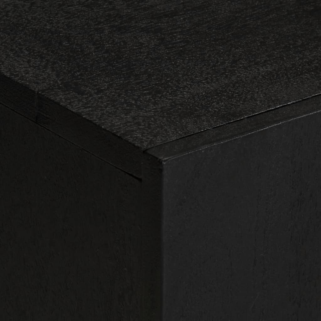 Meuble TV noir 105x33x46 cm bois d'ingénierie - XIOS