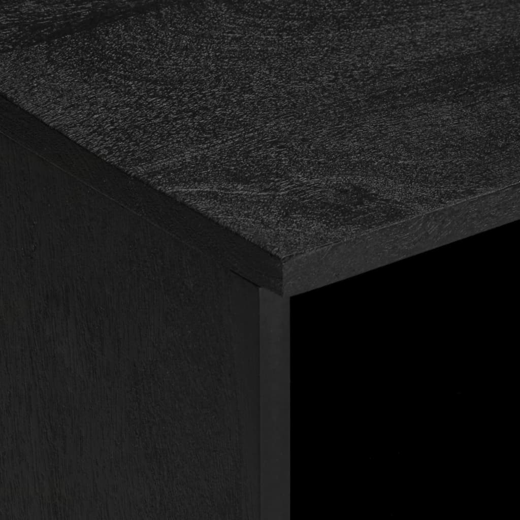 Meuble TV noir 100x33x46 cm bois d'ingénierie - XIOS